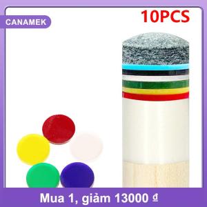 【CANAMEK】 10 cái rõ ràng tip Pads đường kính 15mm chơi Cue phá vỡ nhảy Cue carom hồ bơi Cue Snooker & bida phụ kiện