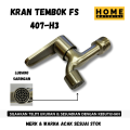 Kran Tembok 1/2inch 407-H3 FS stainles stell Homematerial. 