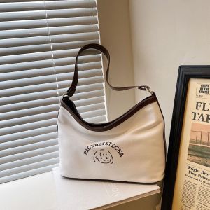 IELGY Canvas Bag Niche Design Commuter Bag Shoulder Bag