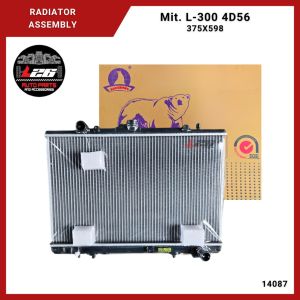 14087 Mitsubishi L-300 4D56 L200 2.5 41D56 Radiator Assembly M/T 375x598x26mm 2ROWS MR481785 (Polar)