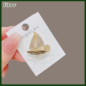 Fitow New -encrusted Fashion Accessories For High-end Womens Delicate Sailing Corsage Pins