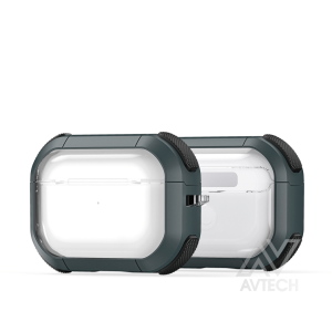 Case Ốp Vỏ Chống Sốc Dux Ducis Dành Cho Airpods Pro 2 | Airpods 3 TPU Trong Suốt Viền PC Chống Sốc PECD Series