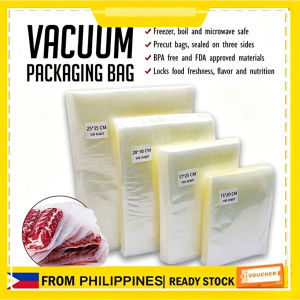 100pcs Vacuum Bag / Vacuum Pouch /Vacuum Sealer  BPA Free Commercial Grade for Food Storage & Sous PAZU
