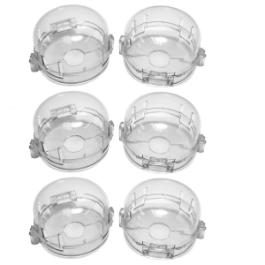 6Pcs Gas Stove Safety Cover Child Proof Knob Protector Stove Switching Cover Cooker Safety Cover Kitchen Stove Protector