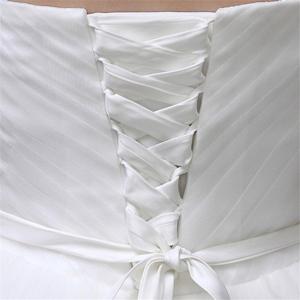 Adjustable 2.8Meter Satined Ribbon Tie Corset Back Kits Tie for Wedding Dress Zipper Replacement Bridal Gowns Accessory