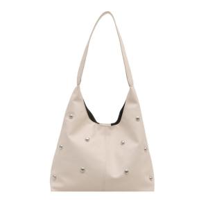 Crescents Túi Đeo Vai dành cho nữ dễ thương hoboes toled Túi xách dưới cánh tay Ví Punk Đinh Tán ly hợp ví với khóa