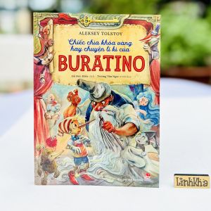 Sách Chiếc chìa khóa vàng hay chuyện li kì của Buratino - những cuộc phiêu lưu của cậu bé người gỗ mũi dài - Kim Đồng