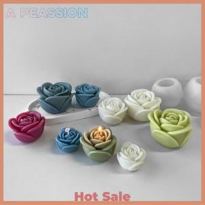 [A Peassion]💖[HOT SALE]🎈🎈 Flower Silicone Candle Mold 3D Peony Flower Soap Gypsum Resin Casting Mould DIY Chocolate Cake Baking Tool Wedding Gift