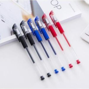 Bút bi nước văn phòng mực gel 0.5mm  mực đều nét chữ Bút Bi Nước 0.5Mm Mực Đều Đẹp Đủ Màu Xanh Đen Đỏ Set 10 Bút Bi Nước 0.5mm Mực đều đẹp đủ màu xanh đen đỏ