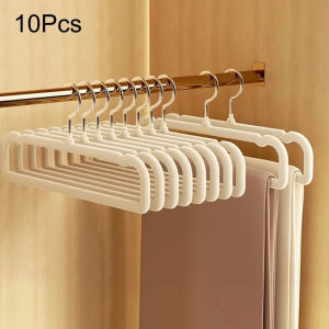 10pcs Pack Pants Hanger Slim and Stylish Space-Saving Closet Hangers Suitable for Suits and Jeans