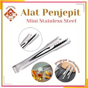 Pencapit Makanan Es Batu Multifungsi Stainless Steel