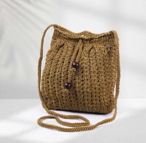 Tas Rajut Slempang Kekinian Bahan Benang Rajut Premium
