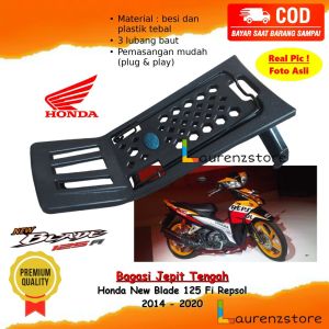 Bagasi Tengah Motor HONDA Blade New Repsol 125 Fi 2014 - 2020 Penjepit Barang Variasi