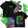 นินจารถจักรยานยนต์ ZX-25R Adult and Children's polo shirt 110CM-150CM and S-3XL Ninja motorcycle ZX-25R เสื้อโปโล. 