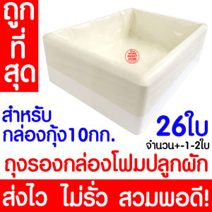 *โค้ดส่งฟรี* ถุงรองกล่องโฟม *สีขาว* ถุงดำรองกล่องโฟม ปลูกผัก ถุงดำรองกล่องโฟมปลูกผัก ไฮโดร ไฮโดรโปนิกส์ ผักไฮโดร ปลูกผักไฮโดร เมล็ด