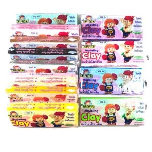 ดินน้ำมันไร้สารพิษโหล(12ก้อน)  KID ART T150 หลายสีให้เลือก คุณภาพดี ปลอดสารพิษ เกรดงานแข่งขัน สีสดสวยสมจริง ปั้นง่าย
