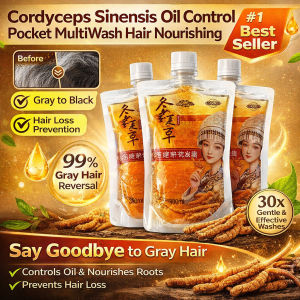 【2X Stronger Roots】Cordyceps Oil Control Shampoo For Oily Scalp / Anti-Dandruff Treatment / Hair Strengthening / Scalp Revitalizing