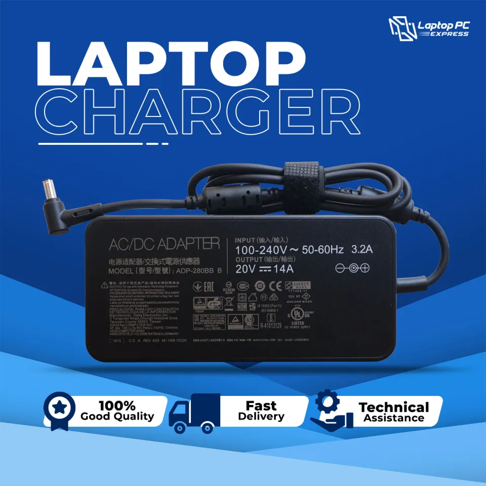 Original Adapter Charger Lenovo 20V 11.5A 230W USB Slim New Shape