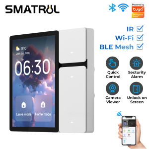 SMATRUL Tuya Smart Home Multi-functional Touch Screen Control Panel 3.5 inche Central Control for Intelligent Scenes Smart Tuya Devices button switch infrared Bluetooth gateway remote control with button switch infrared Bluetooth gateway remote control