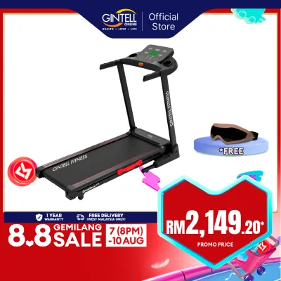 [FREE INSTALL] GINTELL Sportrek FT431 Bluetooth Auto Inclination Treadmill (Foldable)