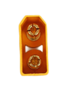 Amass XT90 Male and Female Power Connector with Yellow Rubber Sheath Cap for High Voltage Battery Electronic Car Drone Accessories Spare Parts Yellow [Tecqie]