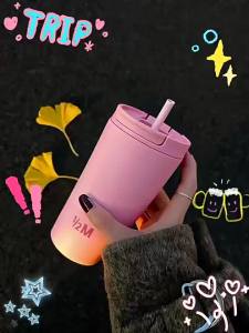Saudi coffee cup with high aesthetic appeal 304 Stainless steel vacuum insulated water bottle portable suitable for car use and for holding milk