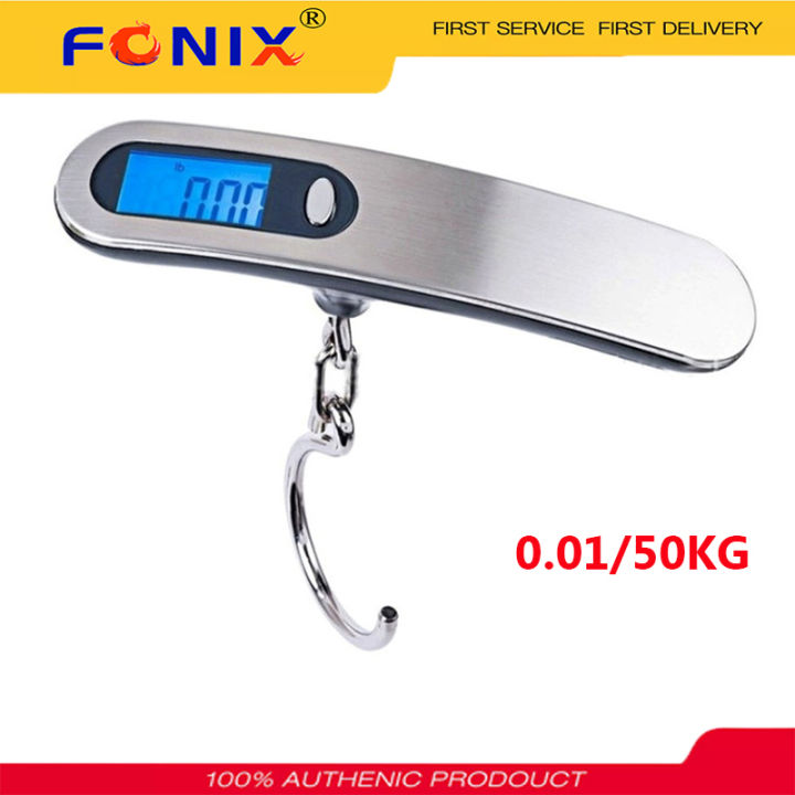 FONIX LCD Digital Luggage Scale 0.01/50kg Portable Electronic