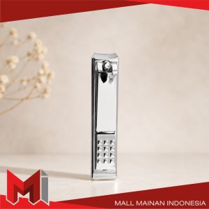 MallMainan-C1022 Gunting Kuku Stainless Steel Hitam Doff Anti Slip / Gunting Kuku Jumbo / Alat