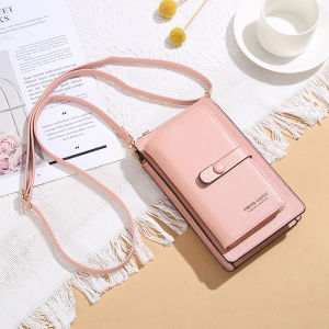 Tas Wanita Tas Selempang Wanita Kulit Dompet Hp Layar Sentuh Tas Bahu Wanita Serbaguna Dompet Panjang Wanita Import