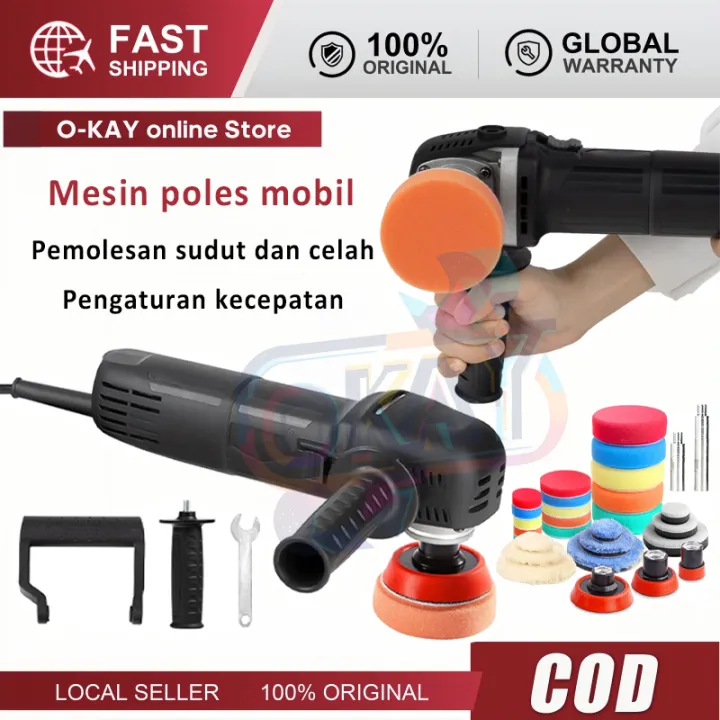 Detail Polisher Set 1”2”3” - Mesin Poles Rotary Mini 980W, Alat ...