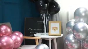 50/100PCS 10 inches Chrome Metallic Latex Balloons For Birthday Wedding XMAS Party Decorations Setup