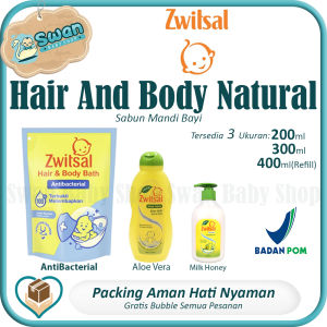 Zwitsal Baby Bath Hair And Body Natural / Sabun Mandi Bayi