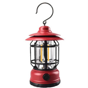 Lampu Lentera Kecerahan 3COB Retro-Camping Lamp Portable-Lampu Darurat-Bisa Gantung&Diredupkan