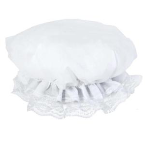 Maid hat trắng cổ điển ren cho trò chơi thách thức các bên theo chủ đề và nhiếp ảnh trang phục hầu gái Granny hat đạo cụ