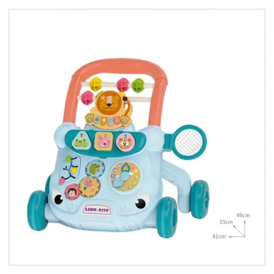 [SG STOCK]Musical Baby Walker Toddler Push Learning Walker with Fun Music Safe & Engaging