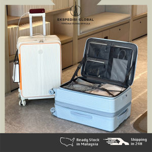 20/22/24/26 Inch PC Luggage Expandable 1:9 Deep Storage Front Opening Anti-explosion Zipper Suitcase Travel Bag 旅行箱 行李箱