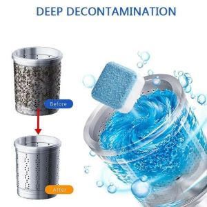 Pembersih Mesin Cuci Washing Machine Cleaner Pembersih Kerak Mesin Cuci Sabun Tablet Penghilang Bau Mesin Cuci Laundry Anti Kotor Kuman