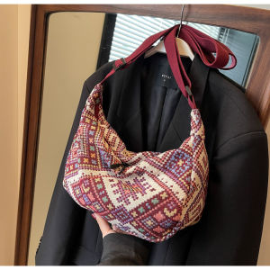 Dawaar Beg Tangan Wanita Bahu Jinjing Silang ( Batik Canvas Women Travel Office Outer Sling Shoulder Bag Handbag Tote ) 6G4