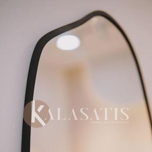 Aesthetic Mirror Bentuk SIGMA / Cermin Dinding Estetik Gantung / Perlengkapan Hiasan Kamar Ruangan / Dekorasi Pinterest / Cermin Irregular Lucu / Cermin kamar mandi / Wastafel mirror / Cermin lampu LED / Kado ulang tahun / Wedding gift / Kalasatis