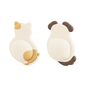 DFGFIN 1/2Pcs Soft Rubber Door Stopper Self Adhesive Mute Design Anti Collision Pads  Anti-slip Handle Bumper Home