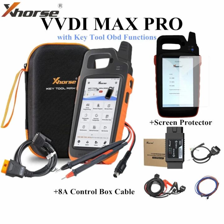 Xhorse VVDI Key Tool Max Pro Programmer+Mini OBD Function+8A Control ...