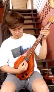 พิณโปร่งไฟฟ้าทรงใบโพธิ์คลาสสิคขนาดใหญ่ตามมาตรฐาน