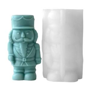 3D Walnuts Soldier Molds Casting Molds Beard Man Silicone Mould Ornament Molds Plasters Molds Epoxy Resin Molds
