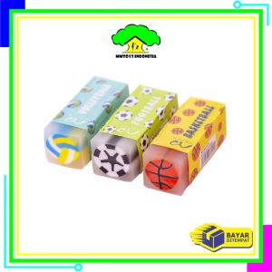 MI-A74 Penghapus Pensil Karakter Motif Kartun Eraser Pencil Warna Warni Lucu / Alat Tulis Penghapus