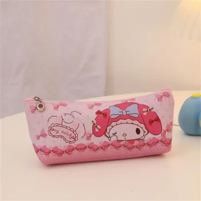 LVYIMAO Sanliou กระเป๋าผ้ากำมะหยี่กล่องดินสออนิเมะที่เก็บเครื่องสำอางการ์ตูน Kawaii ของขวัญวันเกิดเด็กผู้หญิง