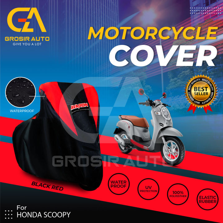 [ COD ] AVARON Sarung Motor SCOOPY / Penutup Pelindung Body Cover Motor ...