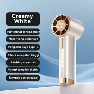 YIMAODA Mini Fan USB Handheld Stand up Desktop Fan Portable Strong Wind 100 Speed High Speed Fan Digital Display Adjustable Wind Speed Turbocharged Fan Suitable for Outdoor Space Adjustment and Rapid Cooling Durable and Convenient Fan 1013