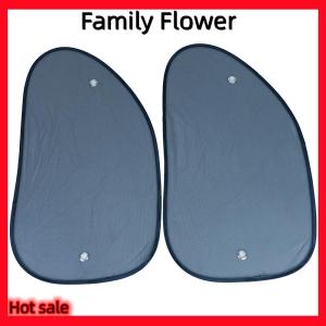 Family Flower Flash Sale ที่คลุมม่านบังแดดสำหรับหน้าต่างรถยนต์5ชิ้น เซ็ตที่บังแดดกันรังสีตาข่ายกันแสงยูวี