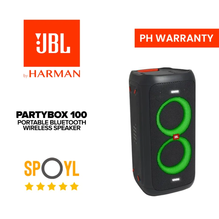 JBL PartyBox 100 Powerful portable Bluetooth Wireless party