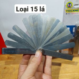 Bộ thước căn lá thước nhét thước đo khe hở hãng Cmart thước căn lá loại 15 lá 26 lá 31 lákhe hở dưỡng đo độ dày thép lò xo đàn hồi thước lá canh khe hở chỉnh cò xupap- Cửa Hàng Nam